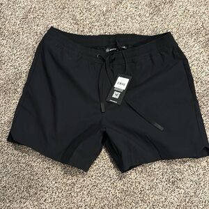 Cuts men’s 5” black shorts - new with tags - medium